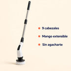 Cepillo eléctrico de limpieza con mango largo: ventajas