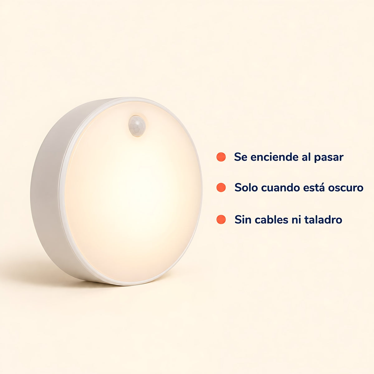 Luces con sensor de movimiento recargables: ventajas