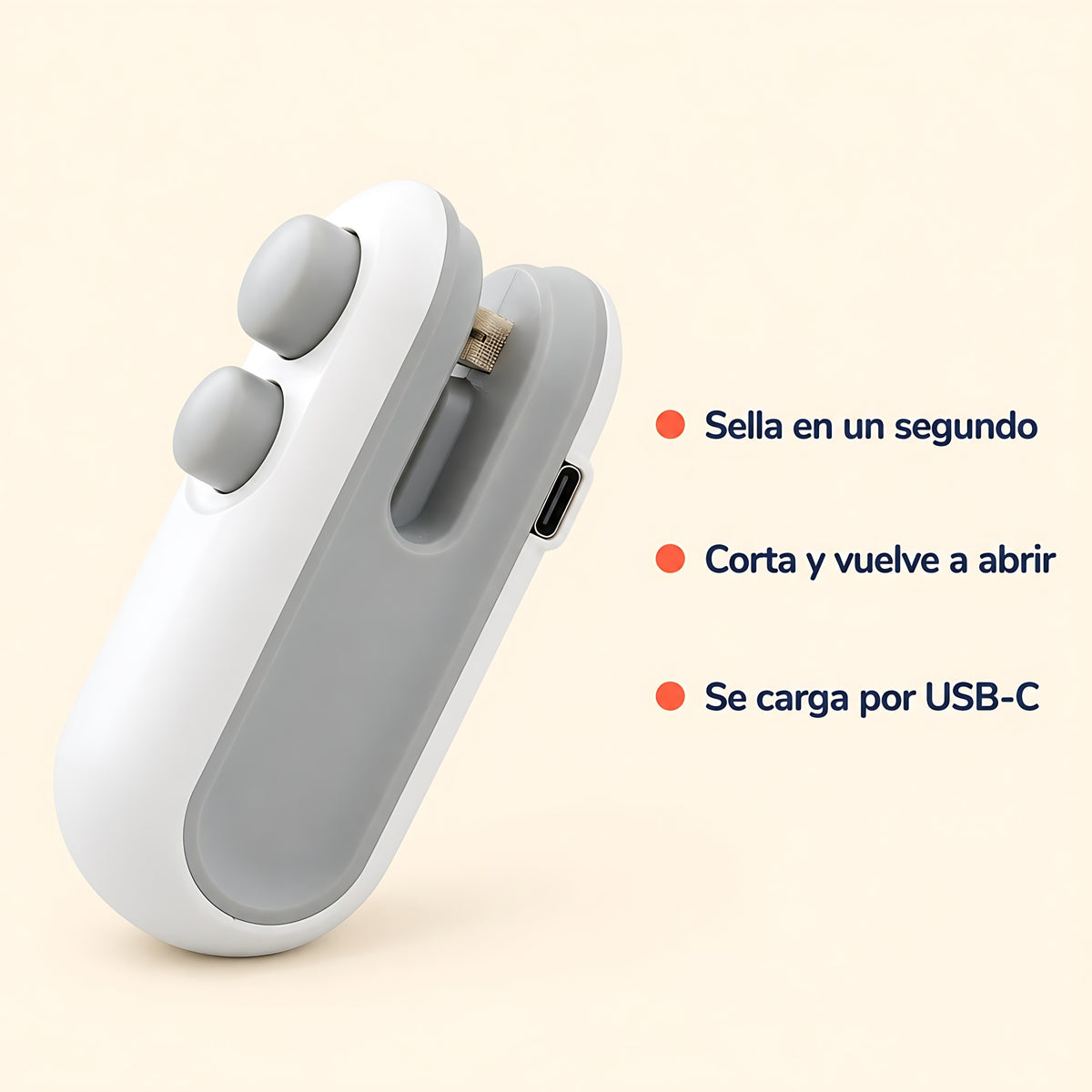 Mini selladora de bolsas recargable: ventajas